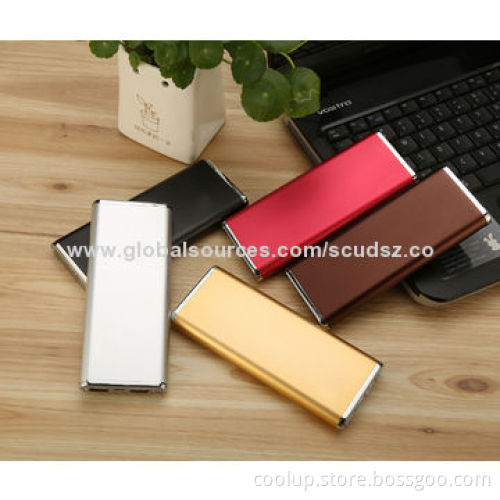 Ultra-high Density External Battery Pack for iPad, 10,000mAh, Rechargeable Battery Backup